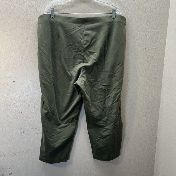 J. Jill Pants Size Plus 2X Slim Leg Cropped Pull On Stretch Waist Casual - Picture 3 of 3